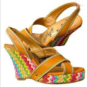 Women’s Naughty Monkey Colorful Wedges